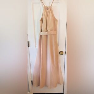 PRETTY MAIDS Floor Length Juniors Girls Dusty Rose Bridesmaid/Formal Gown SZ: 16